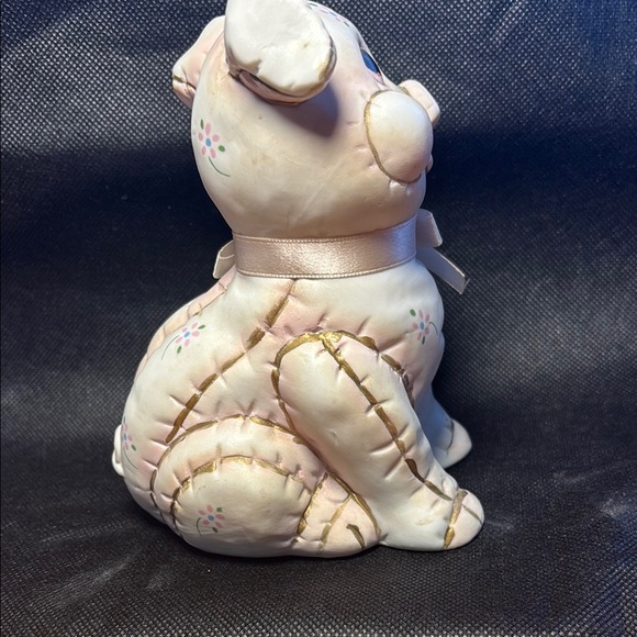 Charming Pink Pig Figurine Piggy Bank - Picture 4 of 5